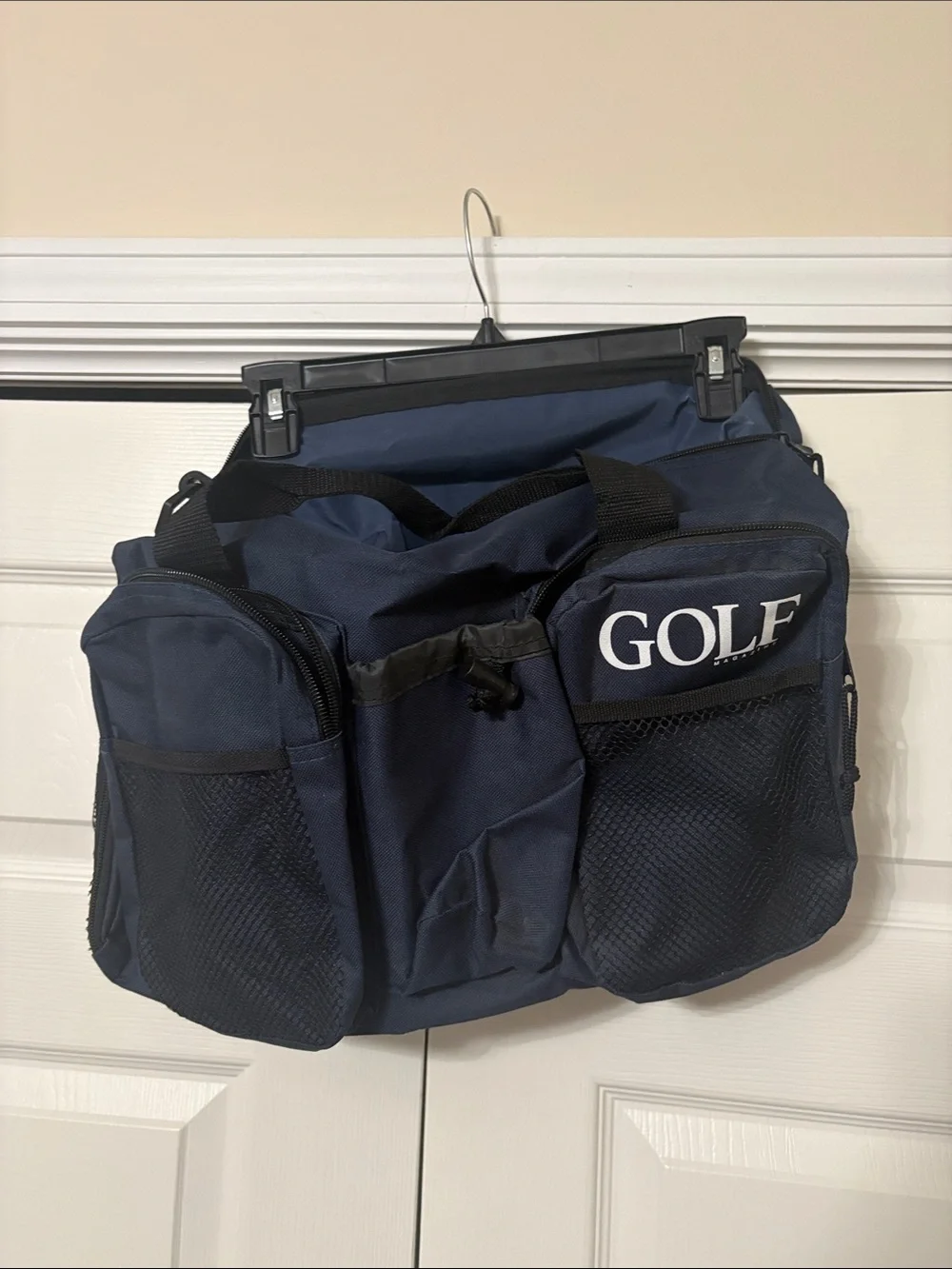 Navy Organizer Bag with Multiple Pockets